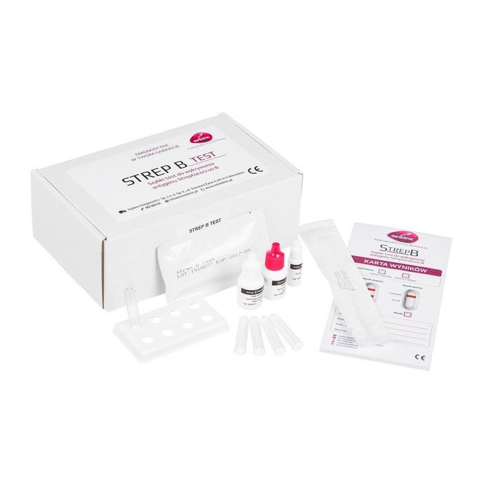 STREP B (20 testów) szybki test do wykrywania antygenu Streptococcus