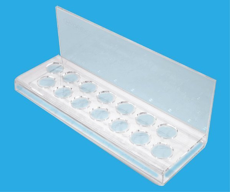 Statyw do fiolek z odczynnikami