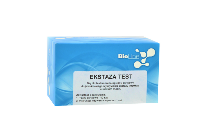 Płytkowy test narkotykowy do wykrywania Ekstazy, BioLine Ekstaza Test - test płytkowy, czułość 1000 ng/ml