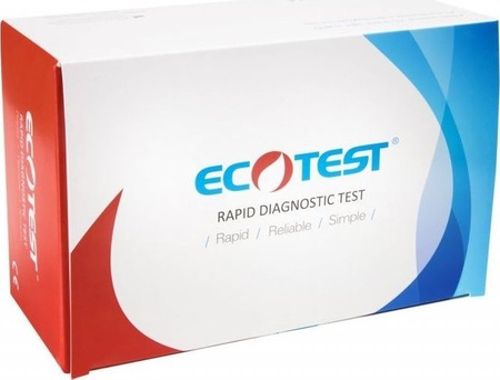 ECO TEST COVID-19 & Influenza AB & RSV Antigen Combo Rapid Test - 20 testów