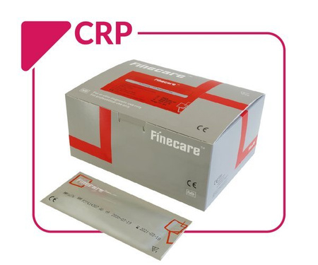 CRP (C-reactive protein) FINECARE™ 25 szt. - FIA METER - szybki ilościowy test immunofluorescencyjny